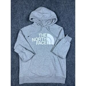 North Face Hoodie Womans Grey Medium